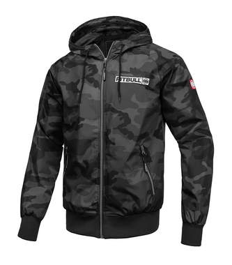 Pánská bunda Pitbull West Coast ATHLETIC Hilltop černý maskáč M