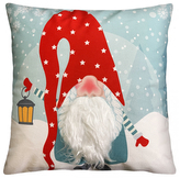 Vánoční polštář s 3D aplikací GNOM VI. 40x40 cm Mybesthome