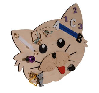 Tablica manipulacyjna Montessori  Kot