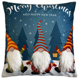 Vánoční polštář s 3D aplikací GNOM XIV. 40x40 cm Mybesthome