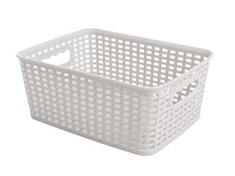 KOŠÍK RATTAN CLASSIC 4,5L OBDÉLNÍKOVÝ BÉŽOVÝ