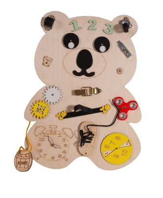 Tablica manipulacyjna Montessori Miś Tablica manipulacyjna Montessori Miś