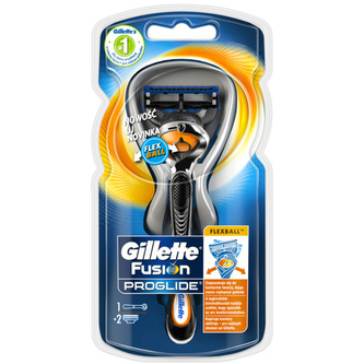 Gillette Fusion Proglide Flexball - Holicí strojek pro muže + 2 náhradní hlavice pro muže