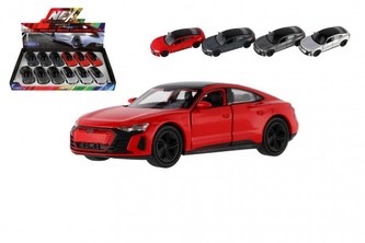 Auto Welly Audi RS E-tron GT kov/plast 12cm 4 barvy na zpětné natažení 12ks v boxu