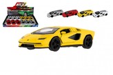 Auto Welly Lamborghini Countach LPI 800-4 kov/plast 12cm 4 barvy na zpětné natažení 12ks v boxu