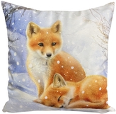 Vánoční polštář CHRISTMAS FOXES 40x40 cm Mybesthome