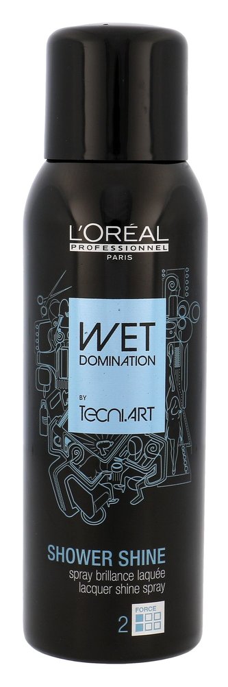 Loreal Professionnel Tecni Art Wet Domination Shower Shine Lacquer Shine Spray - Sprej pro lesk vlasů 160 ml pro ženy