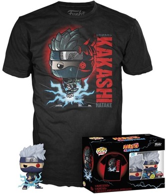 Funko POP! & Tee Box: Naruto - Kakashi S