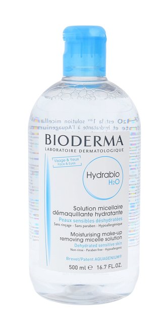 Bioderma HYDRABIO H2O - Čisticí a odličovací micelární voda 500 ml pro ženy