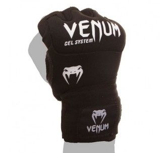 Gelové bandáže Venum černo-bílá