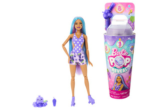 BRB POP REVEAL BARBIE ŠŤAVNATÉ OVOCE - HROZNOVÝ KOKTEJL