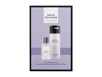 David Beckham Classic toaletní voda 50 ml + deodorant 150 ml