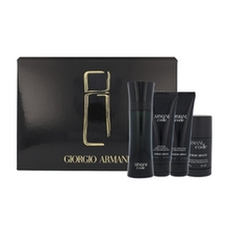 Armani Code for Men Dárková sada Toaletní voda 125 ml, After Shave Balsam ( balzám po holení ) Code for Men 75 ml, sprchový gel Code For Men 75 ml a deostick Code for