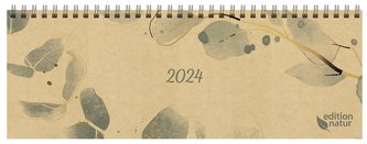 Tischquerkalender Edition Natur Floral 2024