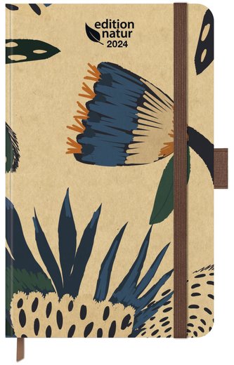 Buchkalender Times Big12 Edition Natur Blüte 2024