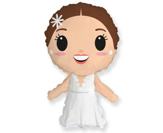 Foliový balonek Nevěsta, 101 cm