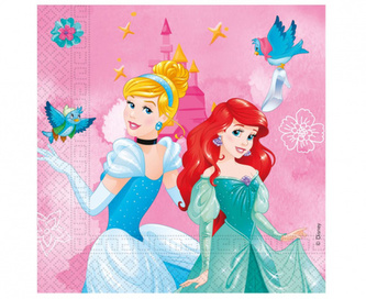 Papírové ubrousky Disney Princess 20 ks