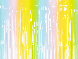 Duhový party závěs 100 x 195 cm