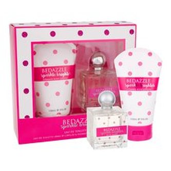 Bedazzle Sparkle Brighter Dárková sada Toaletní voda 100 ml a tělové mléko 150 ml