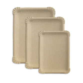 Papírový tácek KRAFT 13 x 20 cm - 100 ks