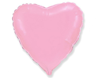 Balónky na tyčku srdce pastel růžové 23 cm - 5 ks