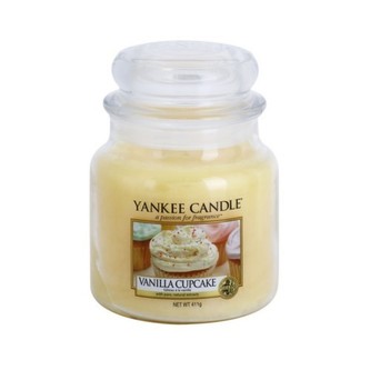 Yankee Candle Vanilla Cupcake Candle ( vanilkový košíček ) - Vonná svíčka 411. ml unisex