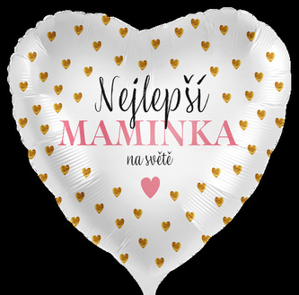 Foliový balonek Nejlepší maminka na světě CZ 43 cm