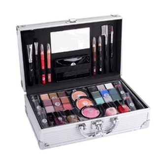 2k Fabulous Beauty Train Case Complete Makeup Palette - Sada dekorativní kosmetiky 66. ml pro ženy