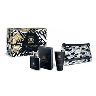 Trussardi Parfums Trussardi Uomo Dárková sada Toaletní voda 100 ml, sprchový gel Trussardi Uomo 100 ml a kosmetická taška