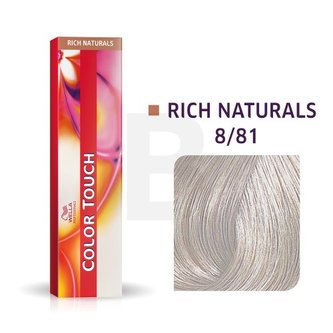 Wella Professionals Color Touch Rich Naturals profesionální demi-permanentní barva na vlasy s multi-dimenzionálním efektem 8/81 60 ml
