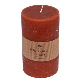 ARÔME Rustikální svíčka 70x120 mm, hnědá