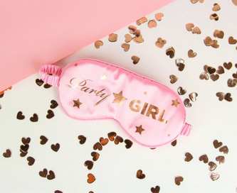 Maska na oči - Party Girl - Růžová