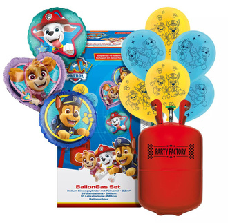 Sada helium a balónky - Tlapková Patrola