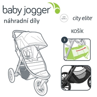 BabyJogger KOŠÍK CITY ELITE 2