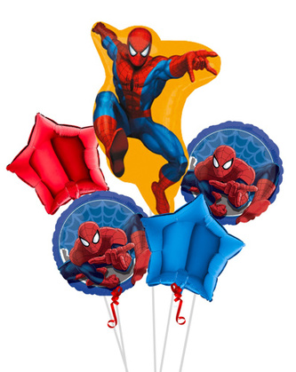 Sada fóliových balonků Spiderman - 5 ks - BP