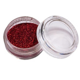 Třpytky pro dočasné tetování - 10g - červené