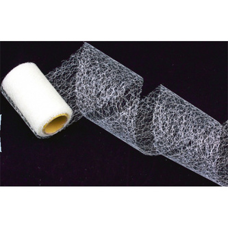 Spider organza smetanová úzká - 95 mm x 9 m