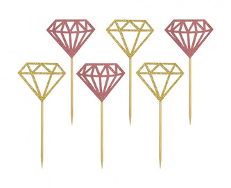 Napichovátka Diamanty 6 ks