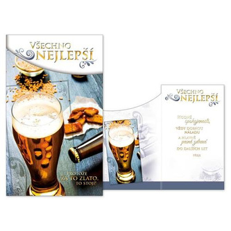 Narozeninové přání - Všechno nejlepší - Pivo