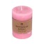 ARÔME Rustikální svíčka 60x80 mm, růžová