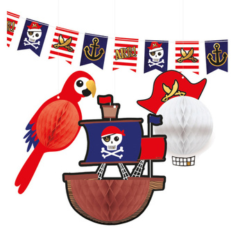 Dekorační sada Pirates 3 ks