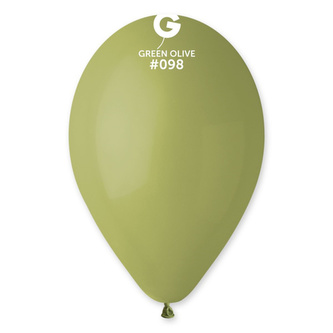 Balonky 26 cm - olivové 100 ks