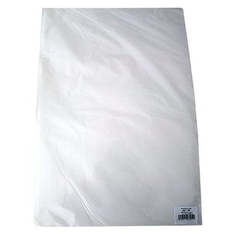 Hedvábný papír 20g 50x70cm - bílý     26listů/bal