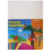 Lepenka E-Welle 260g 34,5 x 24,5cm rovná-bílá 10 listů