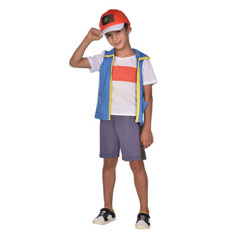 Kostým Pokemon - Ash 8 až 10 let - 128-140 cm