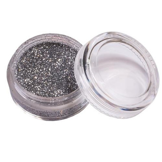 Třpytky pro dočasné tetování - 10g - stříbrné