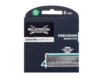 Wilkinson Sword Quattro Titanium Sensitive ( 8 ks ) - Náhradní hlavice pro muže
