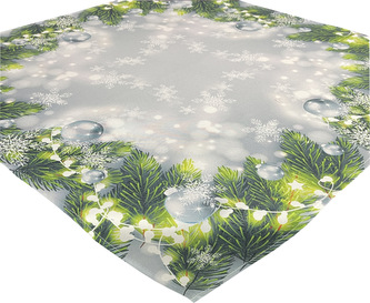 Vánoční ubrus na stůl GREEN LIGHT 85x85 cm Mybesthome