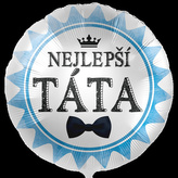 Foliový balonek Nejlepší táta CZ - 43cm