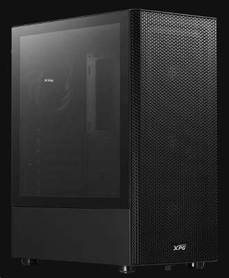 ADATA XPG case VALORMESCHMT, Mid-Tower, bez zdroje,černá